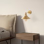 Opviq Conical - 12196 Lámpara de Pared Dorada